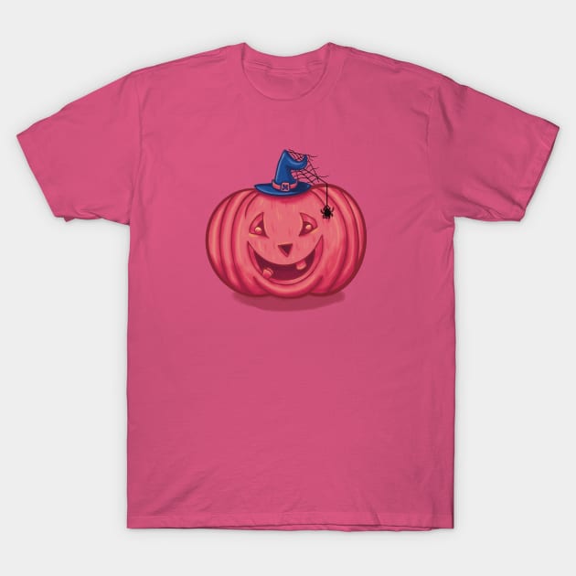 Pink Pumpkin T-Shirt by Xatutik-Art